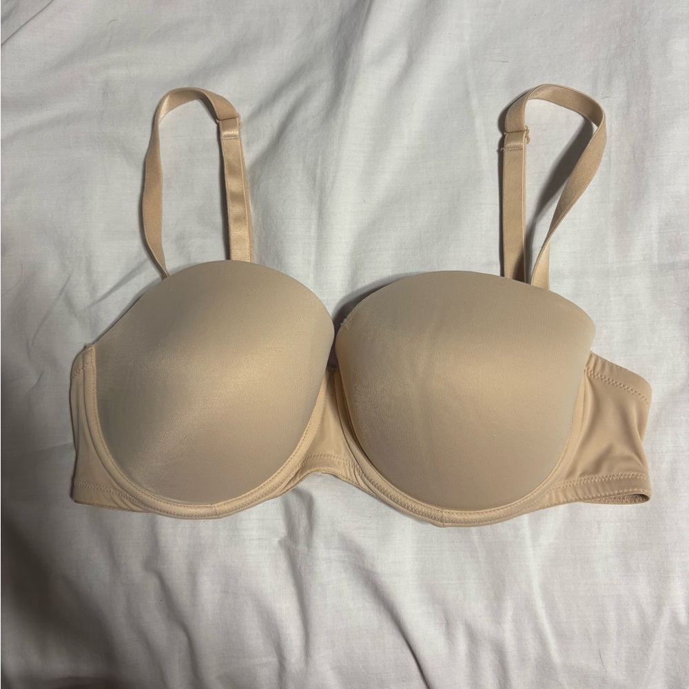 PINK Victoria's Secret Tan T-Shirt Bra with Underwire Support